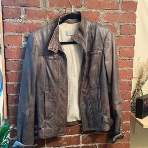 Leather Moto Jacket